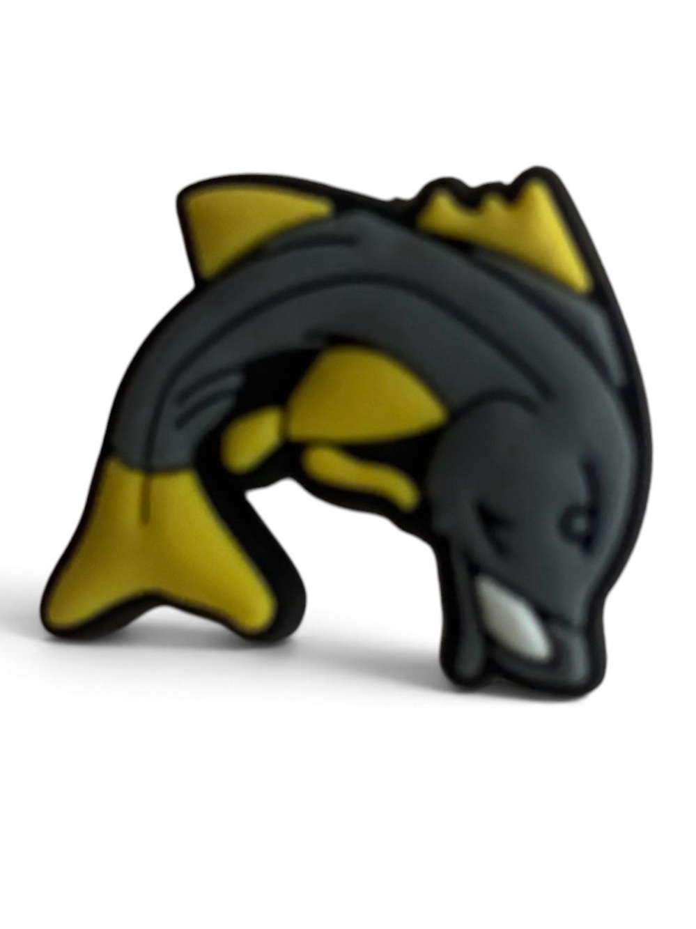 Yellow & Gray Dolphin Fish Jibbitz